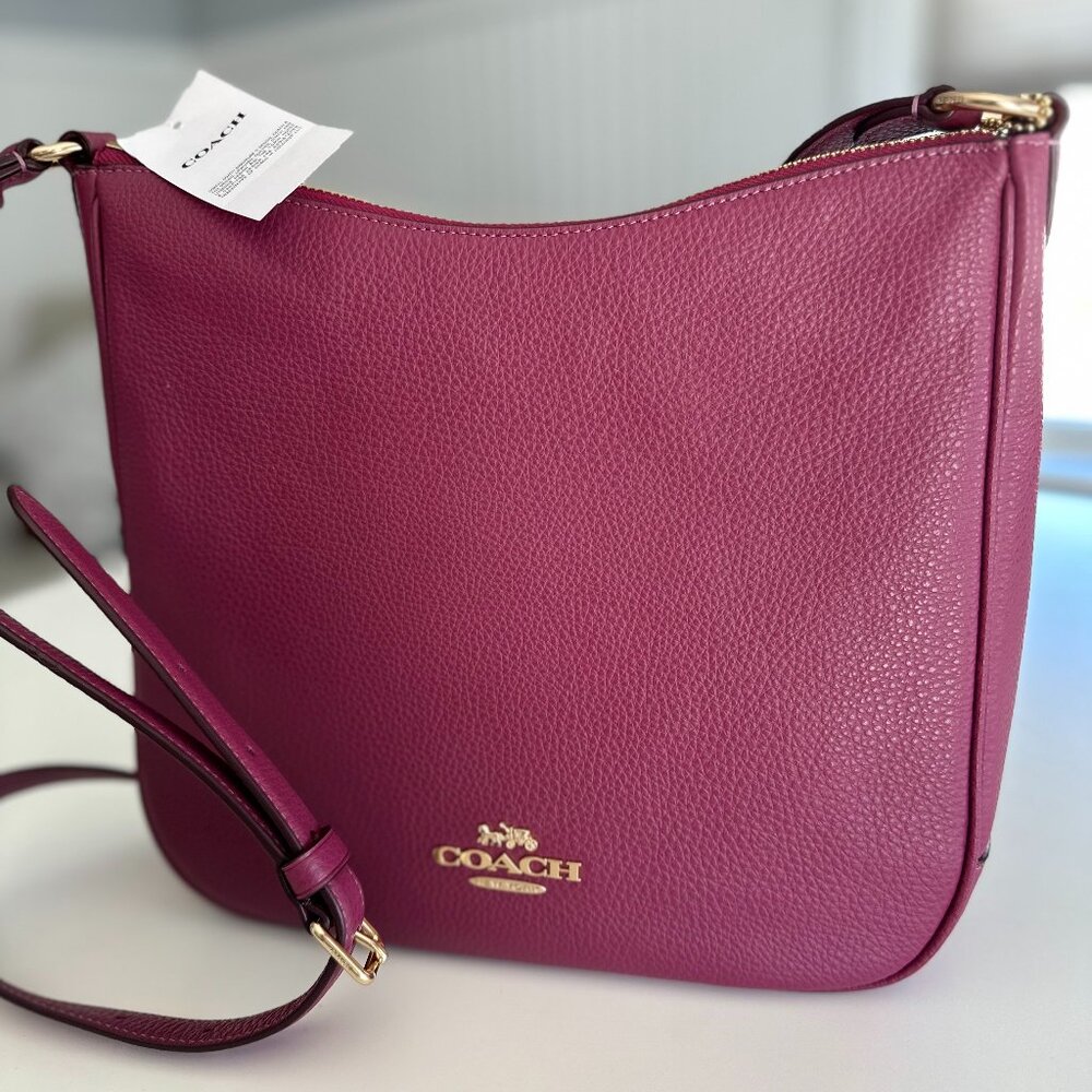Coach Magenta Leather Crossbody Bag